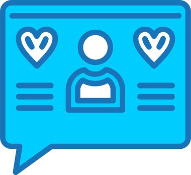 Doldurulmuş Mavi Simgeyi Seviyor