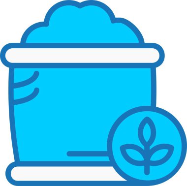 Çuval Doldurulmuş Mavi Simge