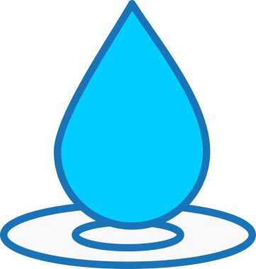 Sıvı Doldurulmuş Mavi Simge
