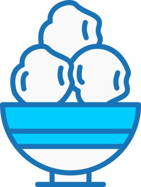 Köfte Dolu Mavi Simge