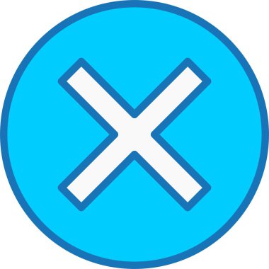 Doldurulmuş Mavi Simgeyi Sil