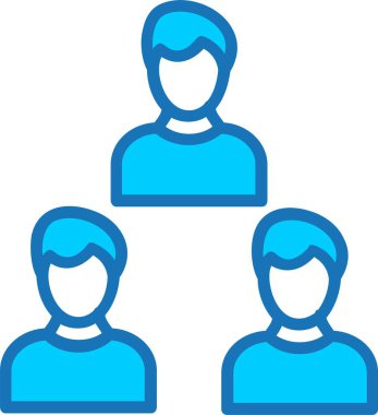 Takım Çalışması Mavi Simge Dolduruldu