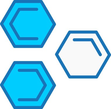 Mavi Simge Doldurulmuş Hücreler