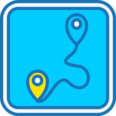 Dolu Mavi Simge Yolu