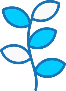 Bitki Doldurulmuş Mavi Simge