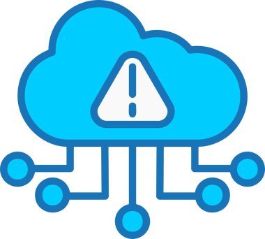 Mavi Simge Doldurulmuş Veri Ağı