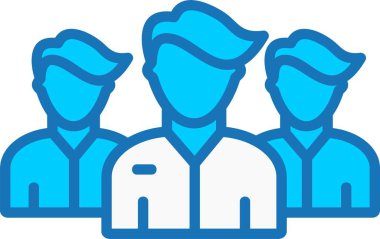 Takım Dolu Mavi Simge