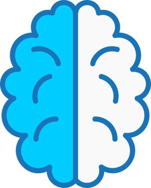 Beyin Doldurulmuş Mavi Simge