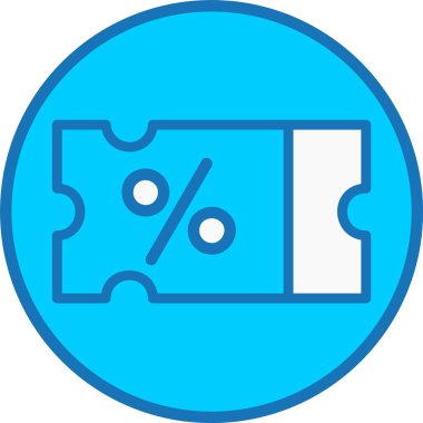 Mavi Simge Doldurulmuş Fatura