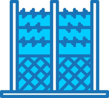 Çit Doldurulmuş Mavi Simge