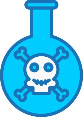 Mavi Simge Doldurulmuş Zehir