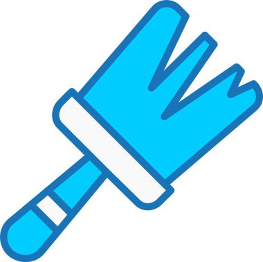 Fırça Dolu Mavi Simge