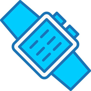 Akıllı Saat Mavi Simge Dolduruldu