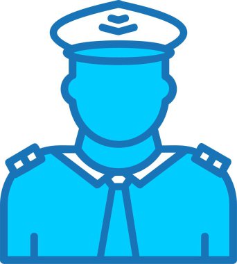 Pilot Doldurulmuş Mavi Simge