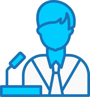 Siyasetçi Mavi Simgeyi Doldurdu