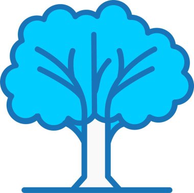 Ağaç Doldurulmuş Mavi Simge