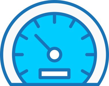 Hız göstergesi Dolu Mavi Simge