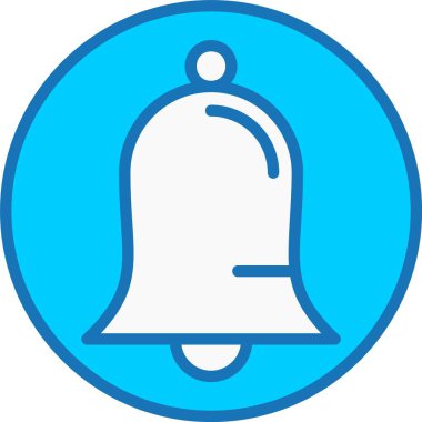 Çan Doldurulmuş Mavi Simge