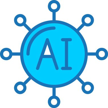 Al Doldurulmuş Mavi Simge