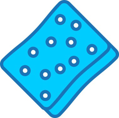 Sünger Doldurulmuş Mavi Simge