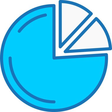 Mavi Simge Doldurulmuş Turta Çizelgesi