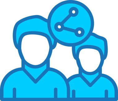 Dolu Mavi Simgeyi Paylaş