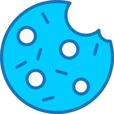 Mavi Simge Doldurulmuş Kurabiyeler