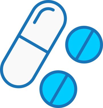 İçi Dolu Mavi Simge