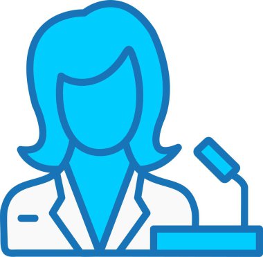 Siyasetçi Mavi Simgeyi Doldurdu