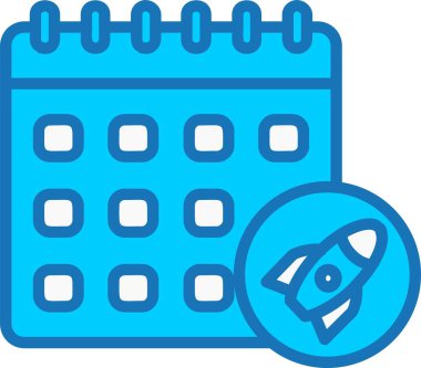 Dolu Mavi Simge Zamanlaması