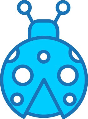 Uğur Böceği Dolu Mavi Simge