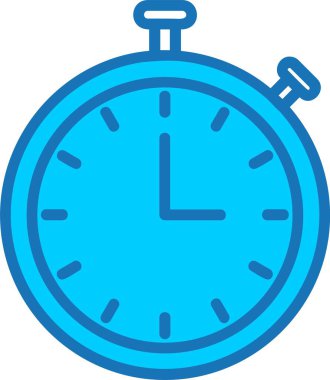 Mavi Simge Dolu Saati Durdur