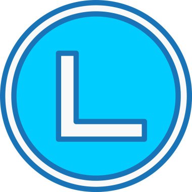 Çapraz Ok Doldurulmuş Mavi Simge