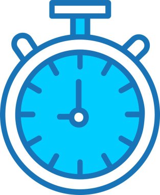 Mavi Simge Dolu Saati Durdur