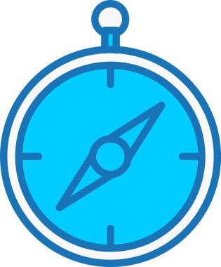 Pusula Dolu Mavi Simge