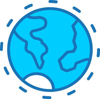 Mavi Simge Doldurulmuş Ozon Katmanı