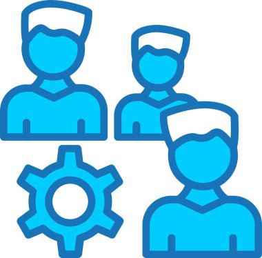 Takım Dolu Mavi Simge