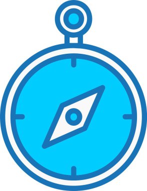 Pusula Dolu Mavi Simge