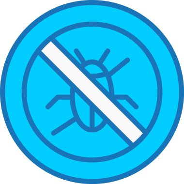 Hata Ayıklama Doldurulmuş Mavi Simge