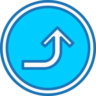 Mavi Simgeyle Dolu Oku Aç