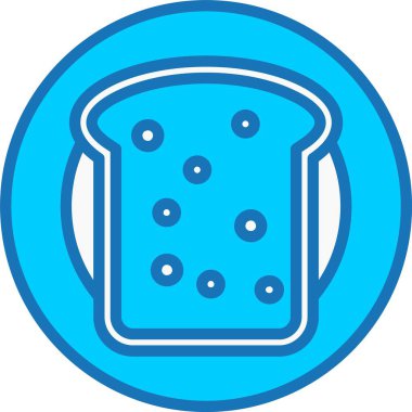 Ekmek Doldurulmuş Mavi Simge