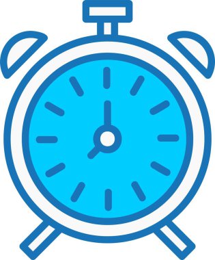 Alarm Dolu Mavi Simge