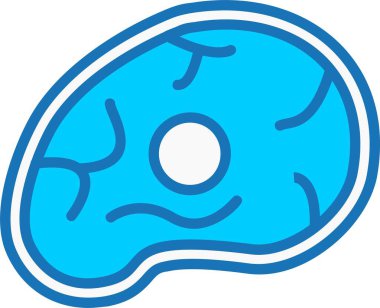 Et Doldurulmuş Mavi Simge