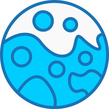 Mars Dolu Mavi Simge