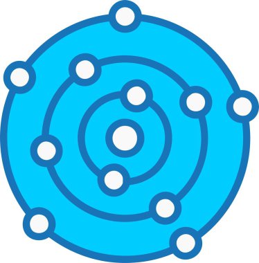 Mavi Simge Dolu Güneş Sistemi