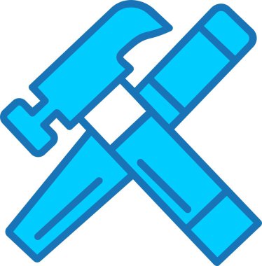 Keski Doldurulmuş Mavi Simge