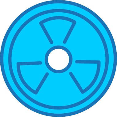 Mavi Simge Doldurulmuş Nükleer Enerji