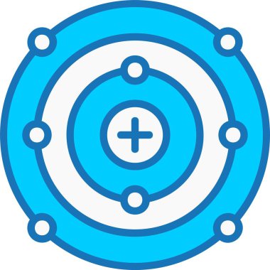 proton Doldurulmuş Mavi Simge