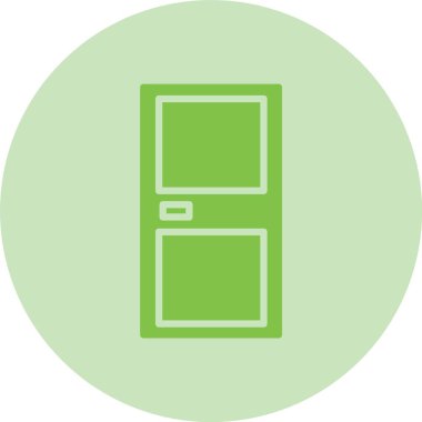 Kapı Kabartma Çemberi Gradyan Simgesi