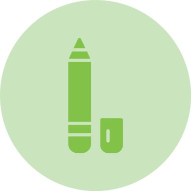 Lip Liner Kabartma Çemberi Gradyan Simgesi